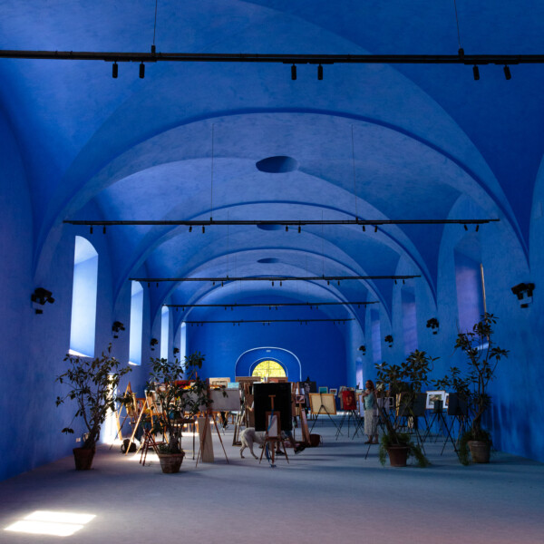 Villa Reale scuderie blu rinascenze mostra pittura